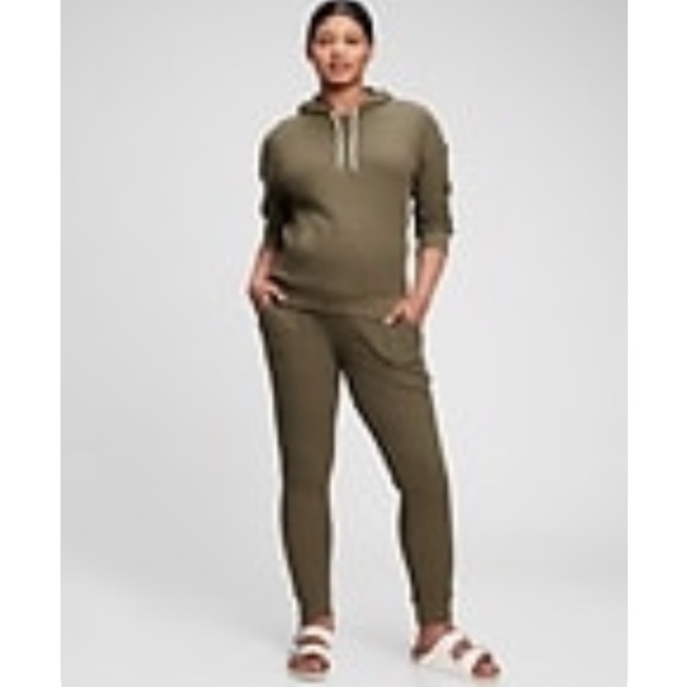 Maternity waffle jogger pants